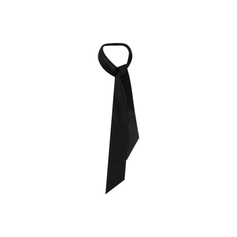 CELINE Silk Scarves Women's Black-0