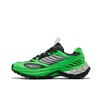 Erke Goose Feather Cushioning Wear Resistant Low Top Casual Shoes Men's Green