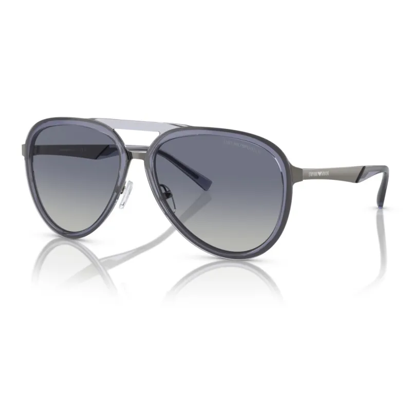 EMPORIO ARMANI Aviator Frame Sunglasses-0