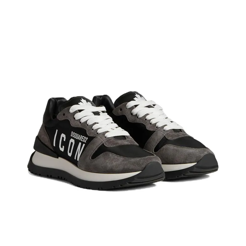 DSQUARED2 Running Icon print Sneakers-3