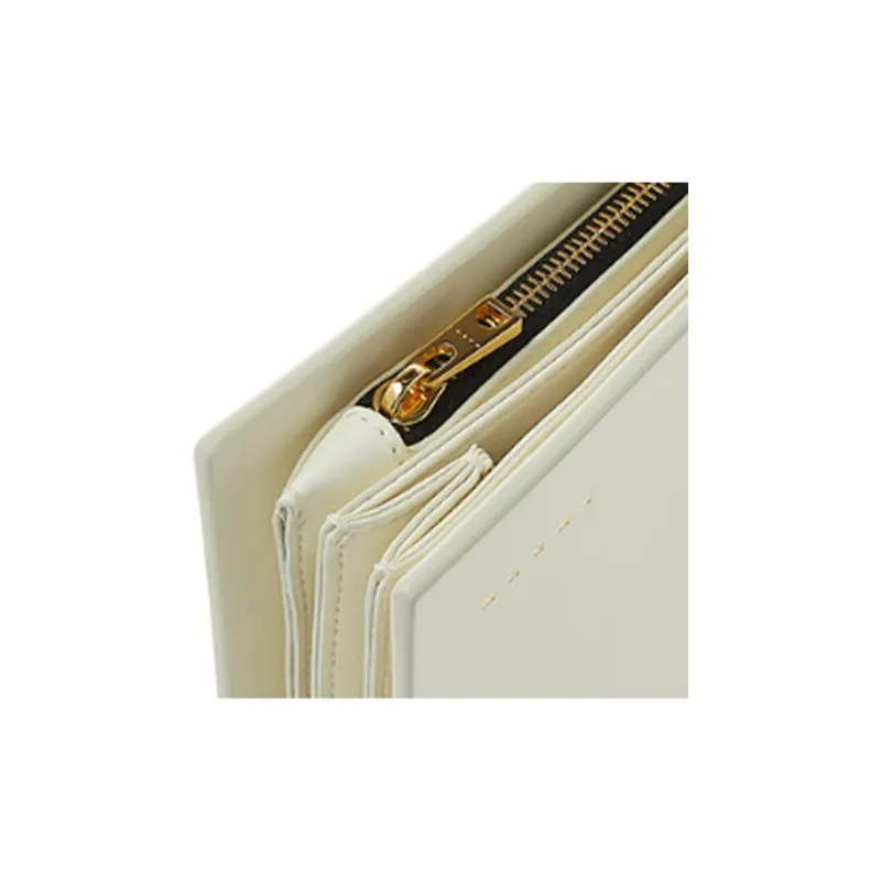 MARNI Calfskin Clutch Women's White-7