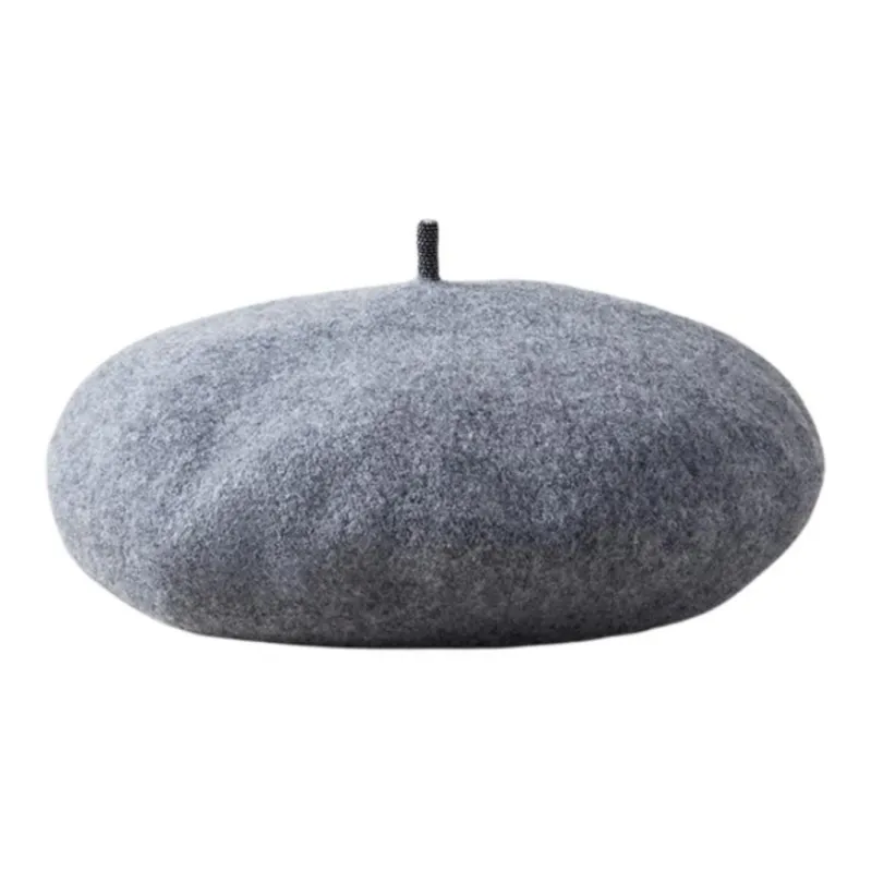 Brunello Cucinelli Monili-chain Wool Beret-1
