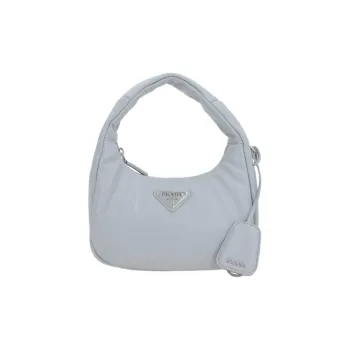 PRADA Lambskin Crossbody Bag, Shoulder Bag Women's Light Blue