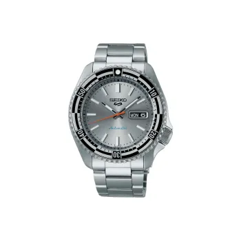 SEIKO Automatic Mechanical Movement Stainless Steel Strap Watch Men's Watch Silver Dial SRPK09K1