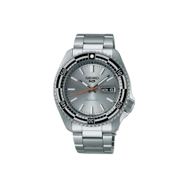 SEIKO Automatic Mechanical Movement Stainless Steel Strap Watch Men's Watch Silver Dial SRPK09K1-0