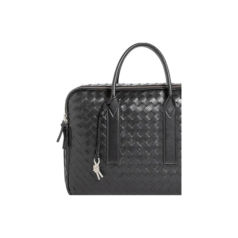Bottega Veneta All Over Intrecciato Pattern Travel Bag-4