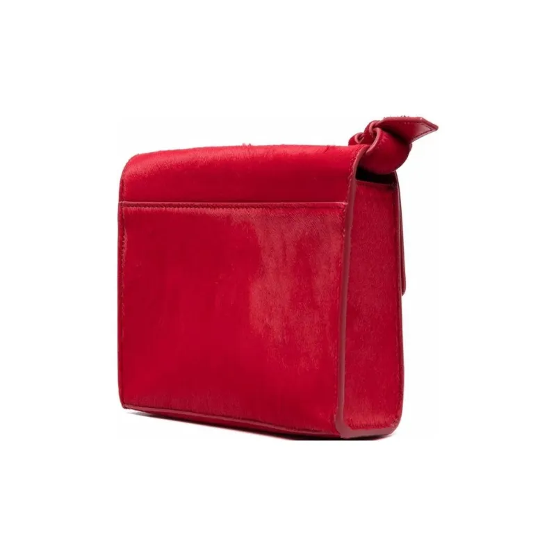 1017 ALYX 9SM Calf Hair Crossbody Bag Shoulder Bag Women's Red-1
