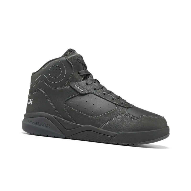361° Winter Syndrome Anti Slip Wear Resistant High Top Skateboard Shoes Men's Black Gray-1