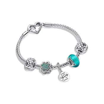 Pandora 925 Sterling Silver, Glass Bracelets Women's Silver