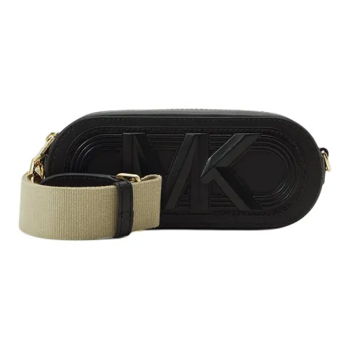 MICHAEL KORS Leather One Shoulder Crossbody Clutches Women's Black