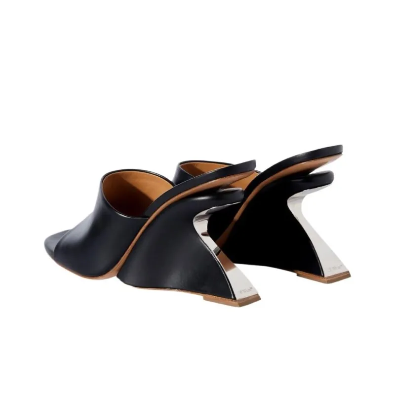 OFF WHITE Jug Wedge heel Leather Sandals Women's-3