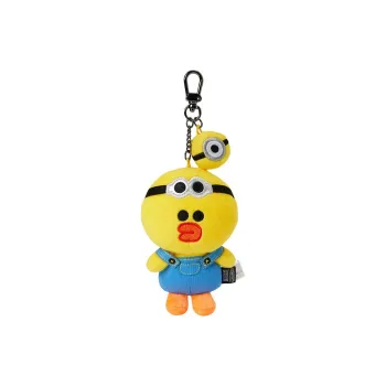 LINE FRIENDS Polyester Bag Accessories Unisex BOB Yellow & Blue