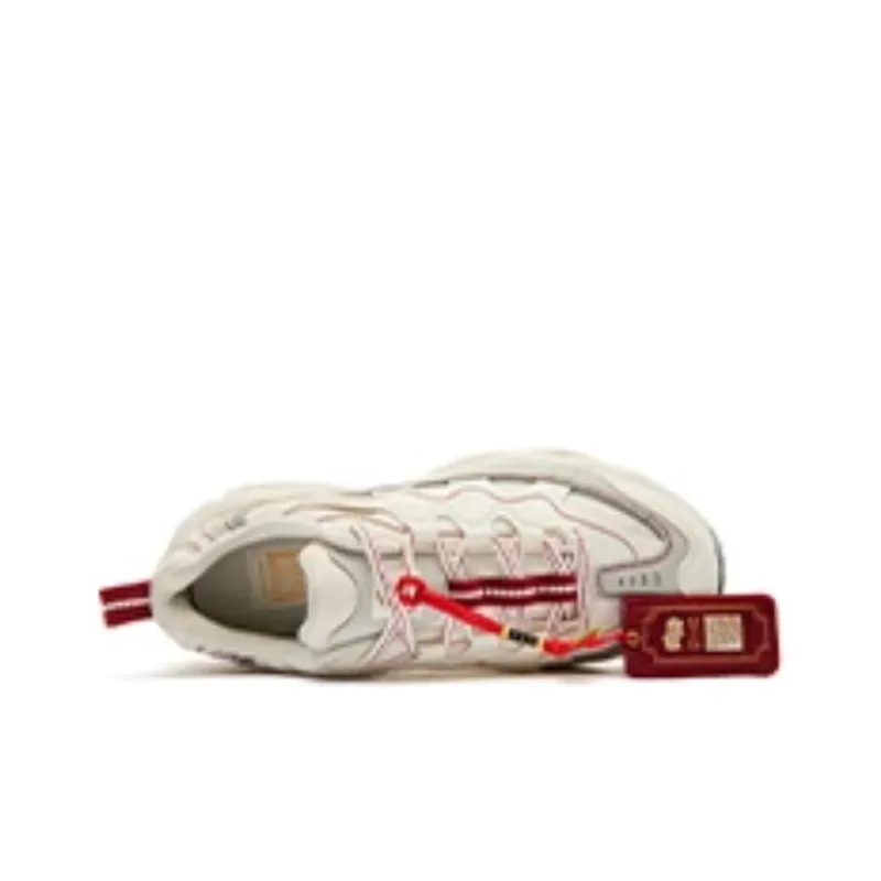 QIAODAN Wear Resistant Low Top Casual Shoes Women's Iron Red-3