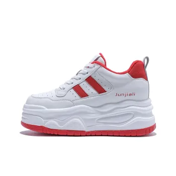 Junjali Wear Resistant Lightweight Height Increasing Low Top Casual Shoes Women's