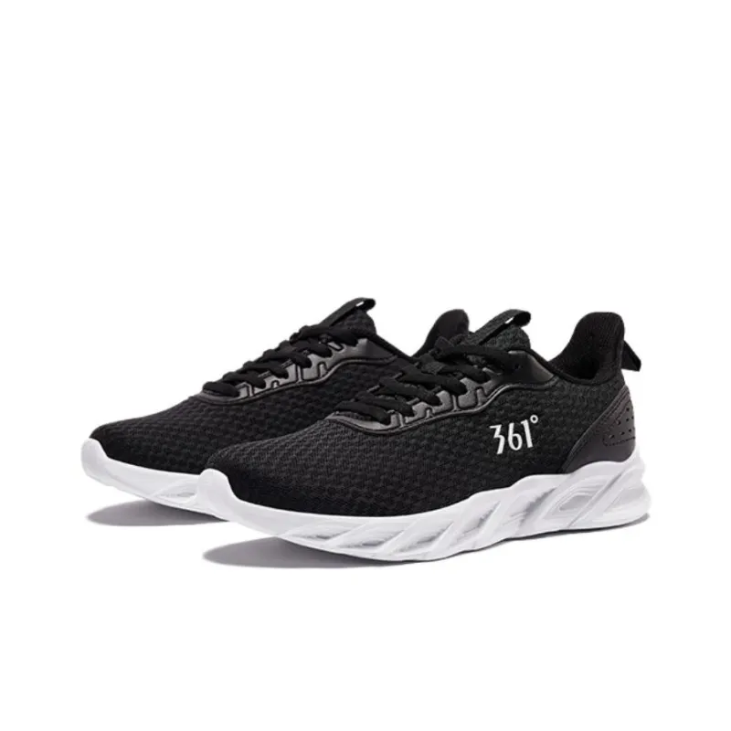 361° Breathable Low-Top Running Shoes Women's Black-1