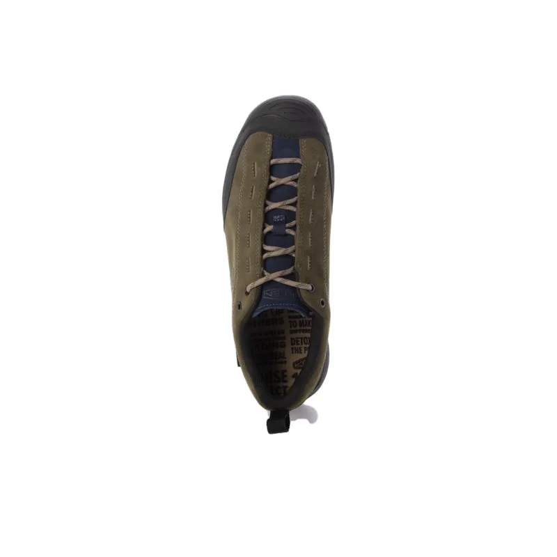 KEEN Jasper II WP Slip Resistant Low Top Outdoor Shoes Men's Green Brown-3