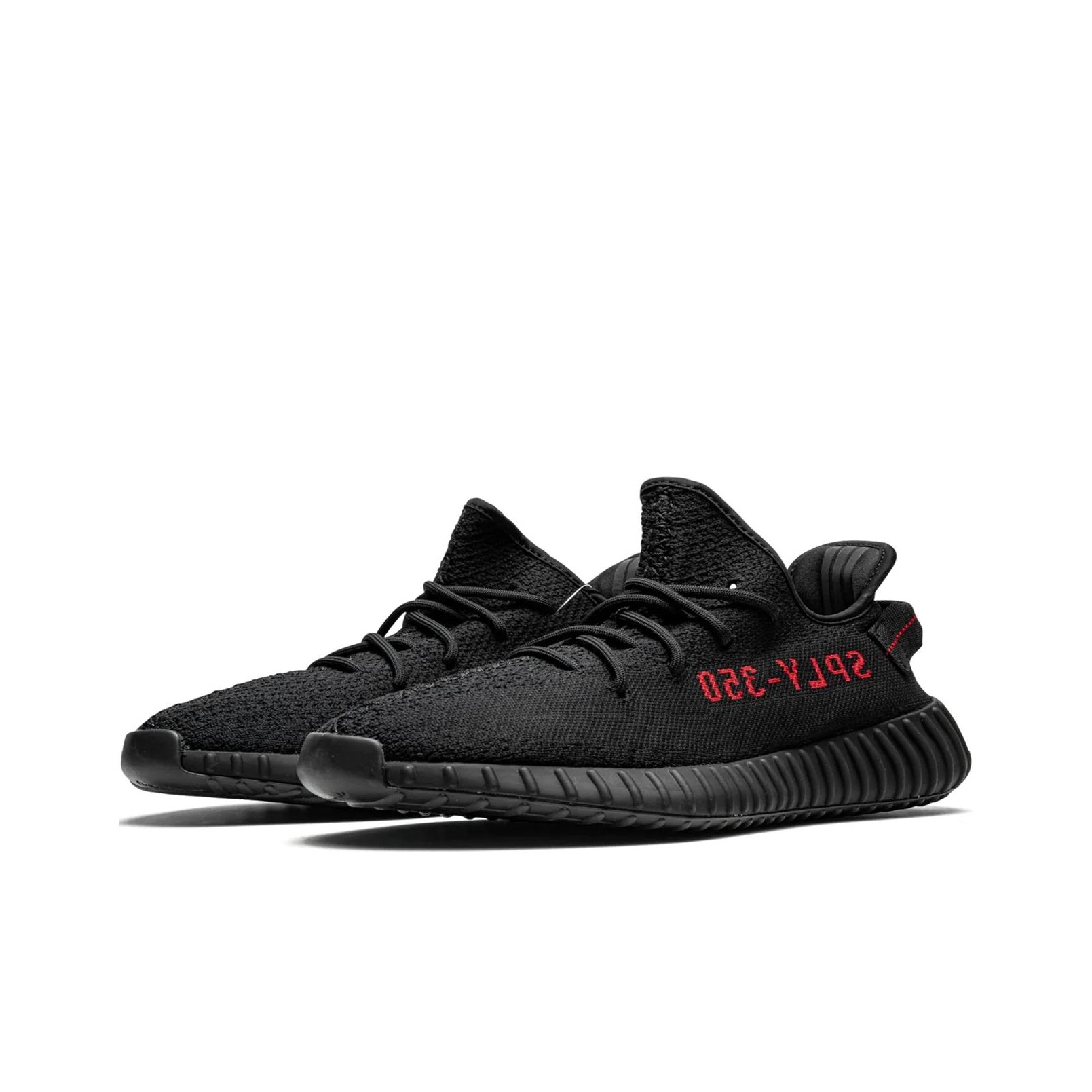 Adidas Yeezy Boost 350 V2 Black Red - POIZON