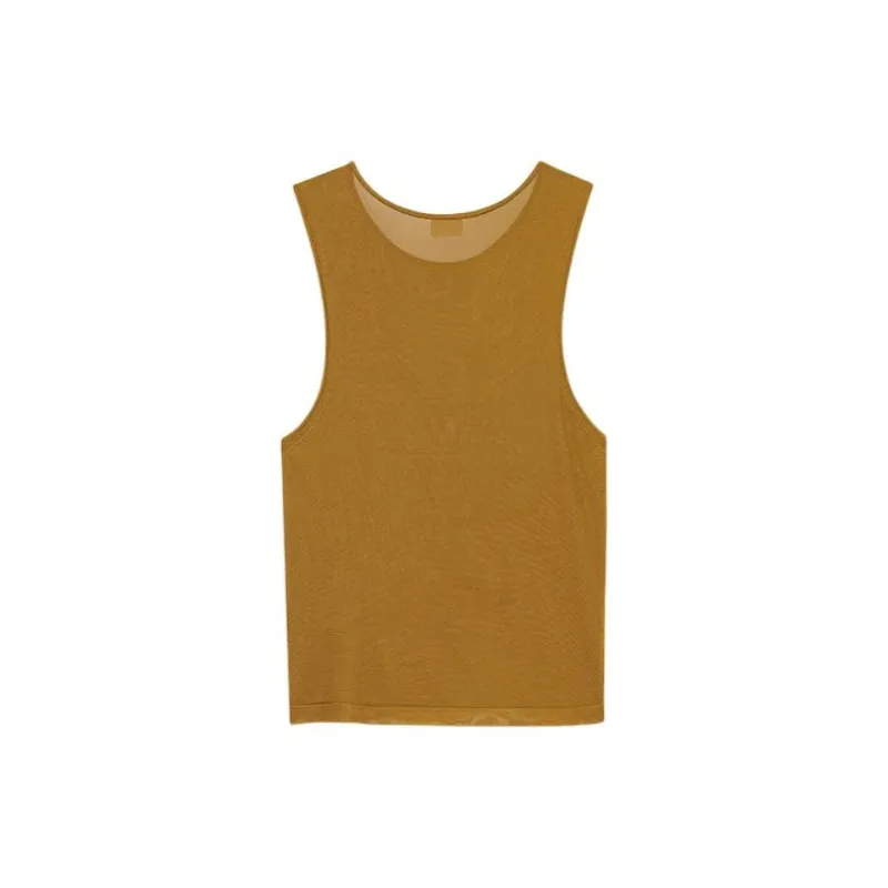 SAINT LAURENT Sleeveless Cropped Tank Top-1