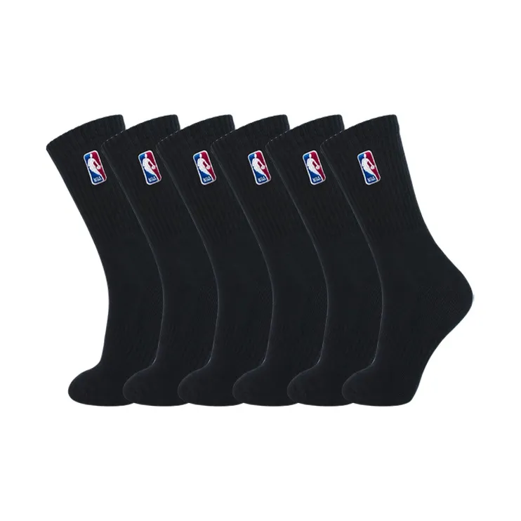 NBA Basketball Socks Men's 6 Pack-3