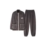 Carbon Gray-Patch Pocket Style