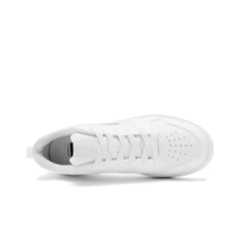 QIAODAN Abrasion Resistant Skateboard Shoes Women's White-3