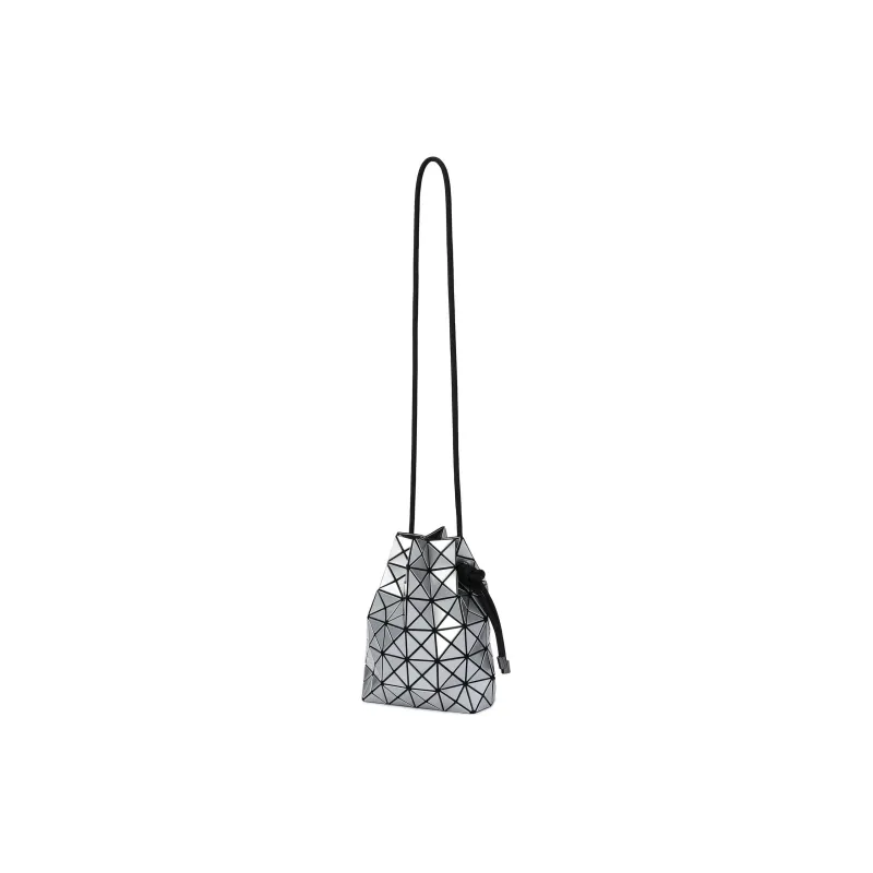 ISSEY MIYAKE Polyvinyl Chloride Bucket Bags Shoulder Bag Crossbody Bag Women's Silver-1