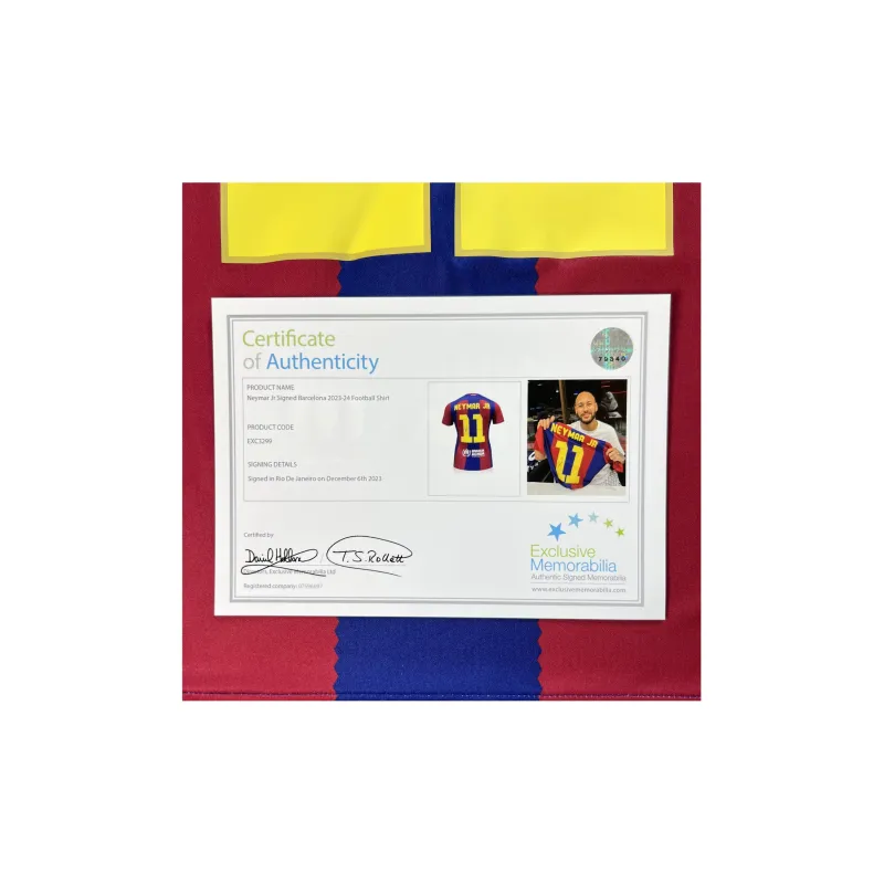 EM Innermari Includes Certification Certificate Not Framed Barça Soccer Apparel-4