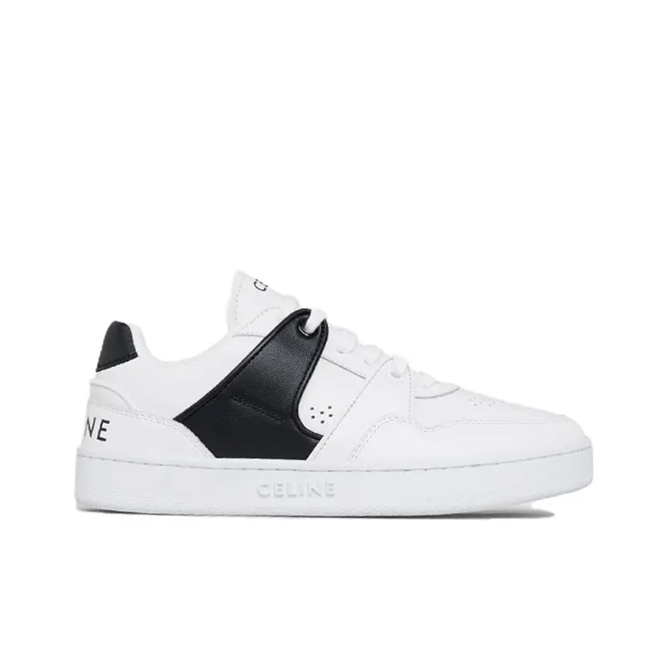 CELINE Low Top Skateboard Shoes Women's White-1