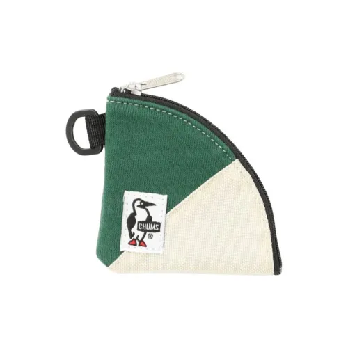 CHUMS Coin Purses Green/White