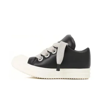 RICK OWENS Jumbo Laces Black Sneakers Women's