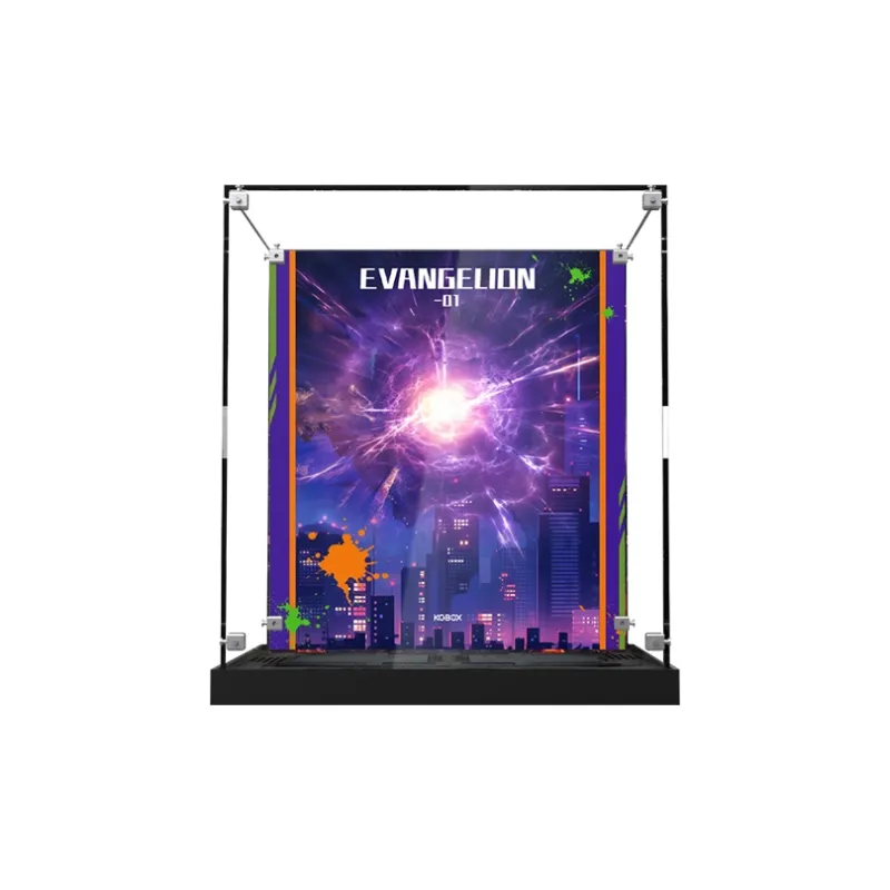 KGBOX Neon Genesis Evangelion EVA Evangelion 01 Acrylic Transparent Figure Display Case Model Accessories-8
