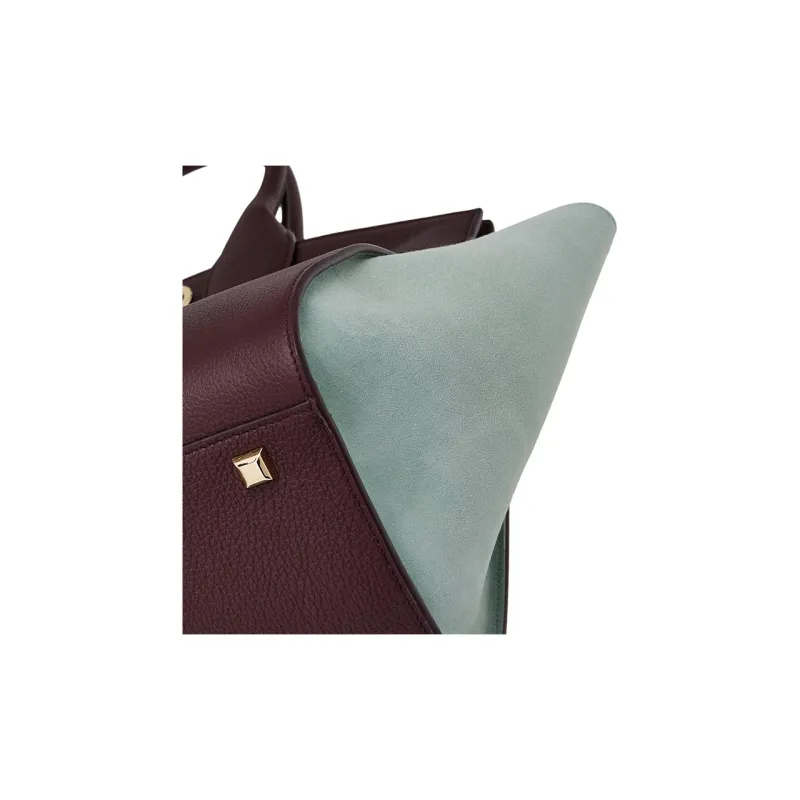 FERRAGAMO Studio Calfskin One Shoulder Handbags Medium Size Women's Deep Red-5