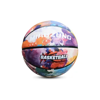 MIAOZUNG PU Basketball Graffiti Color Size 7 Training