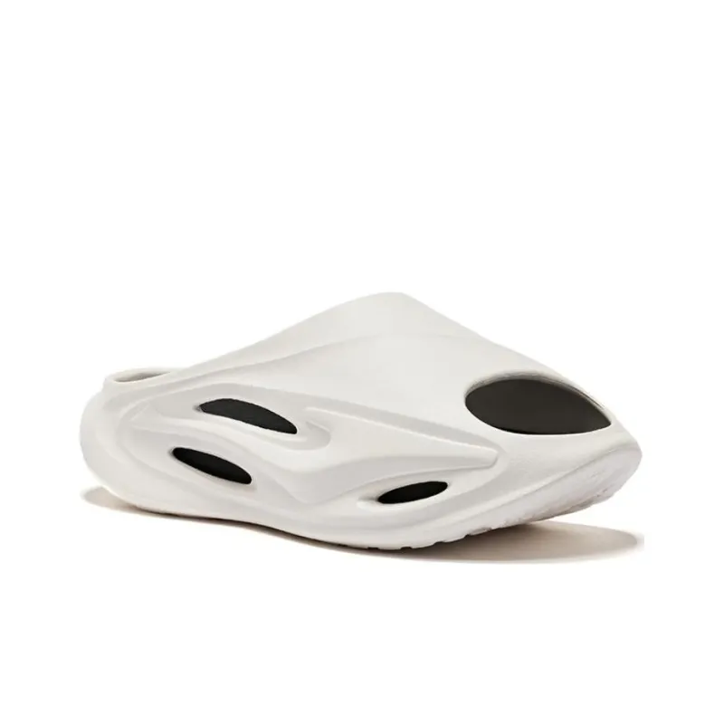 Erke Infinite Lite Slide Slippers Men's Ivory Black-3