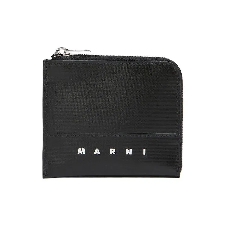 MARNI Logo Printed Zip Around Wallet-0
