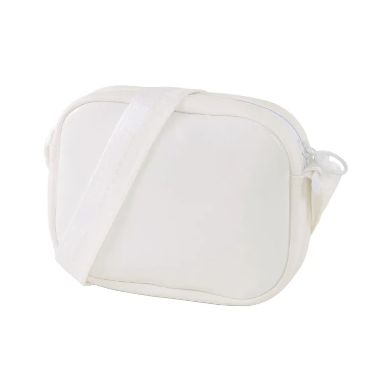 PUMA Artificial Leather Zip Closure Small Square Bag Camera Bag Shoulder Bag Crossbody Bag Regular Women's Pure White-3