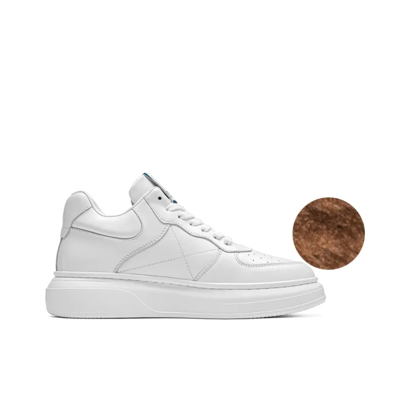 ROBERTA DI CAMERINO Thermal Height Increase Skateboard Shoes Men's White-1
