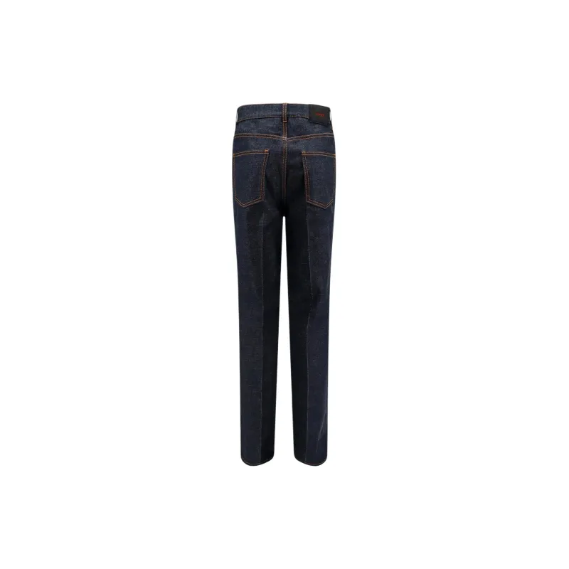 Ferragamo High rise Wide leg Jeans-1