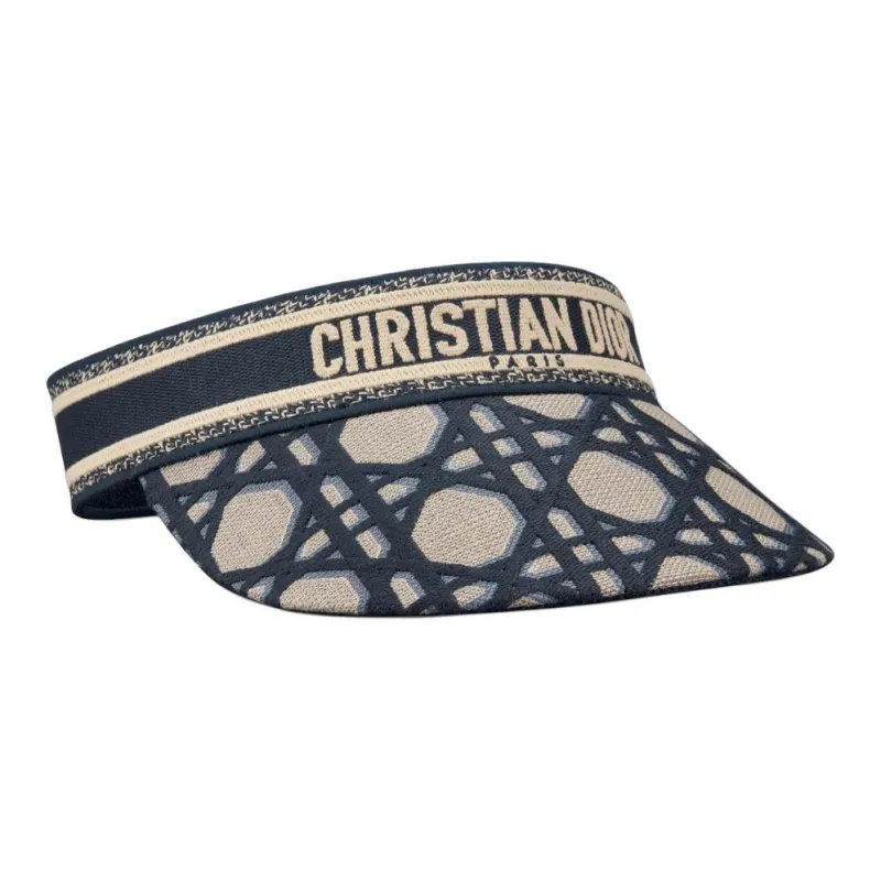 DIOR Cotton, Polypropylene Fiber Sun Protection Hats Women's Gray-0
