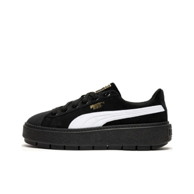 PUMA Platform Trace V Black/White Women's-0
