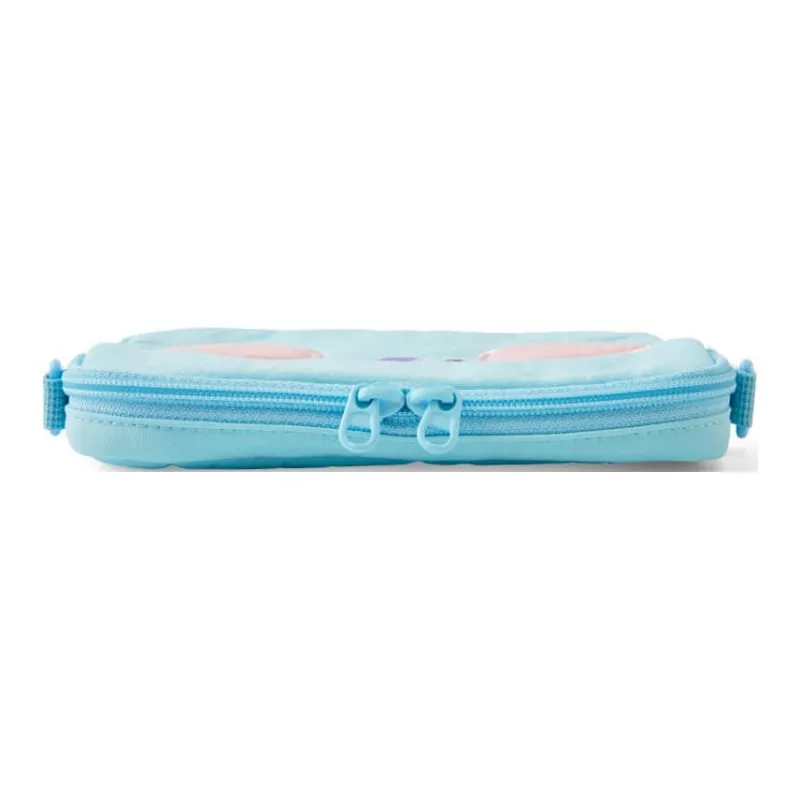 LINE FRIENDS BT21 Nylon Crossbody Storage Bag, Travel Shoulder Bag Women's Blue-3