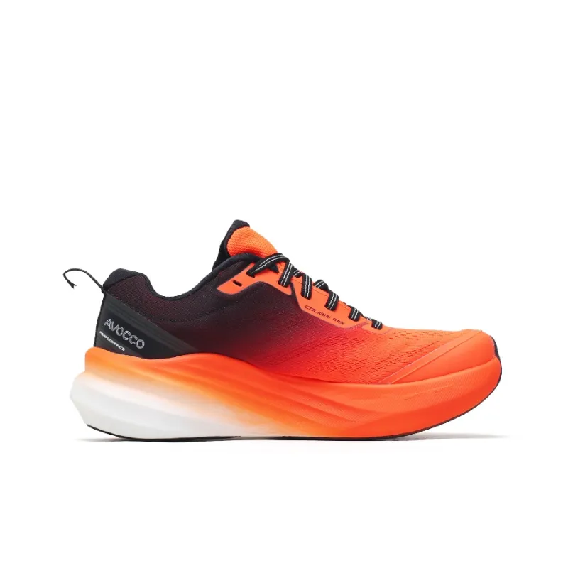 AVOCCO Ao Ge Colibri MIX Hummingbird Mix Low Top Running Shoes Unisex Aurora Orange-1