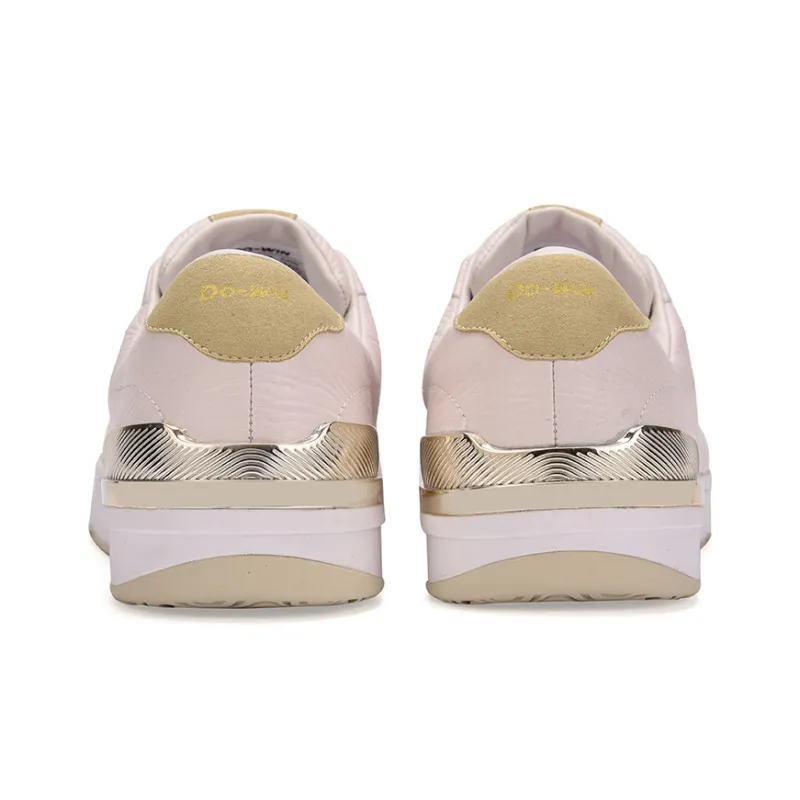 DO WIN Anti Slip And Wear Resistant Support Low Top Casual Shoes Women's Light Pink-4