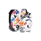 Dazzling Color Boxing Gloves White+Hand Target 2 Pack+Kick Pad 1 Pack