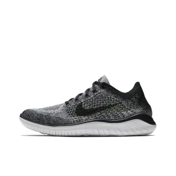 Nike Free Rn Flyknit 2018 Black White Ombre