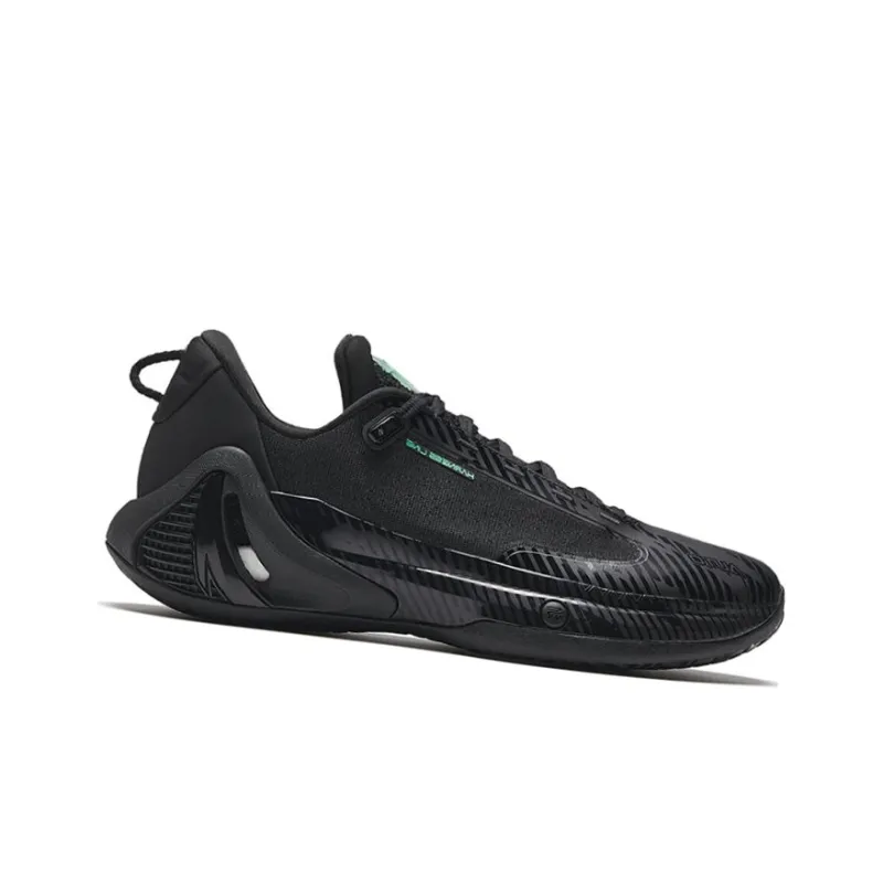 ANTA GH4 Basketball Shoes Men Low Top Black-1