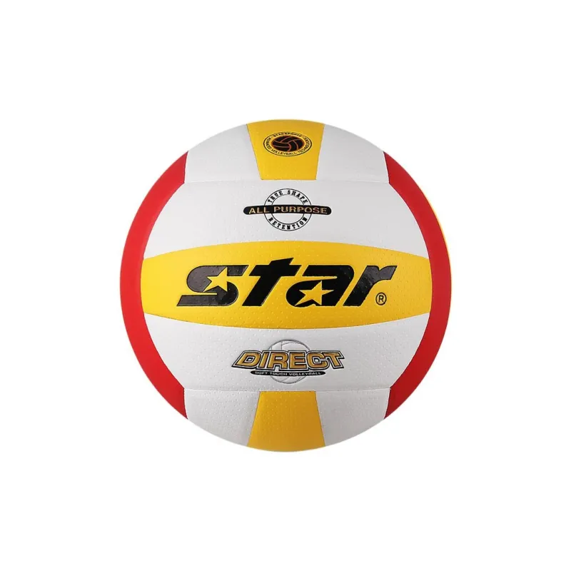 Star PU Leather Size 5 Ball Volleyball Unisex-13