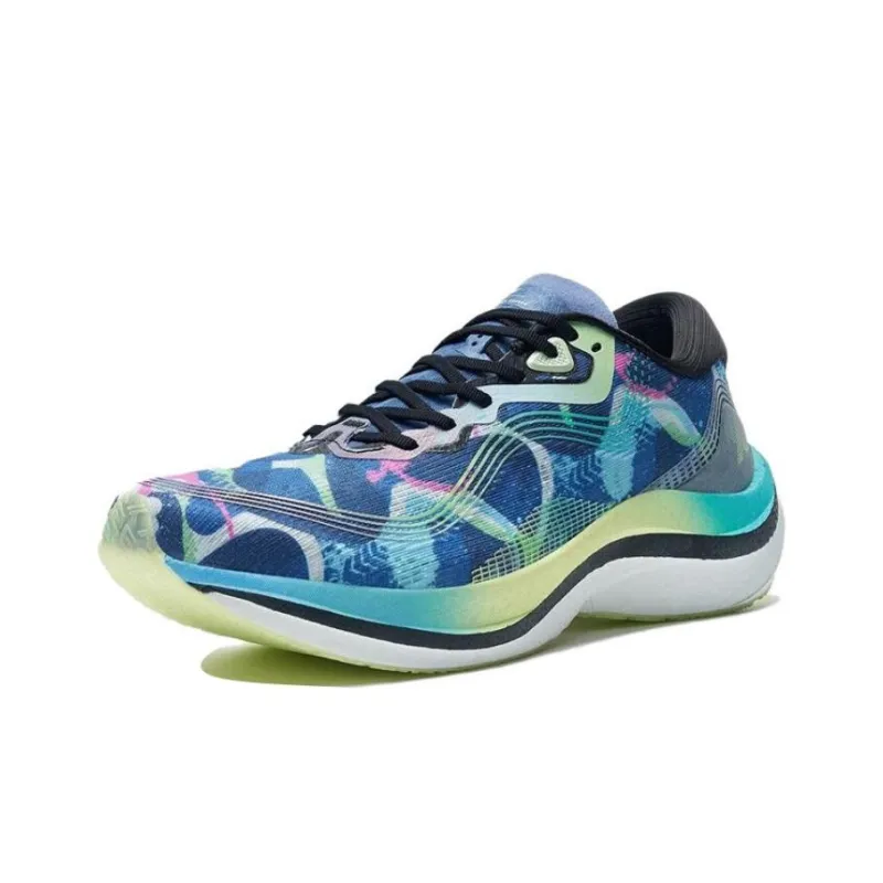 XTEP 260 2.0 Anti Slip And Wear Resistant Breathable Low Top Running Shoes Men's Blue Black-1