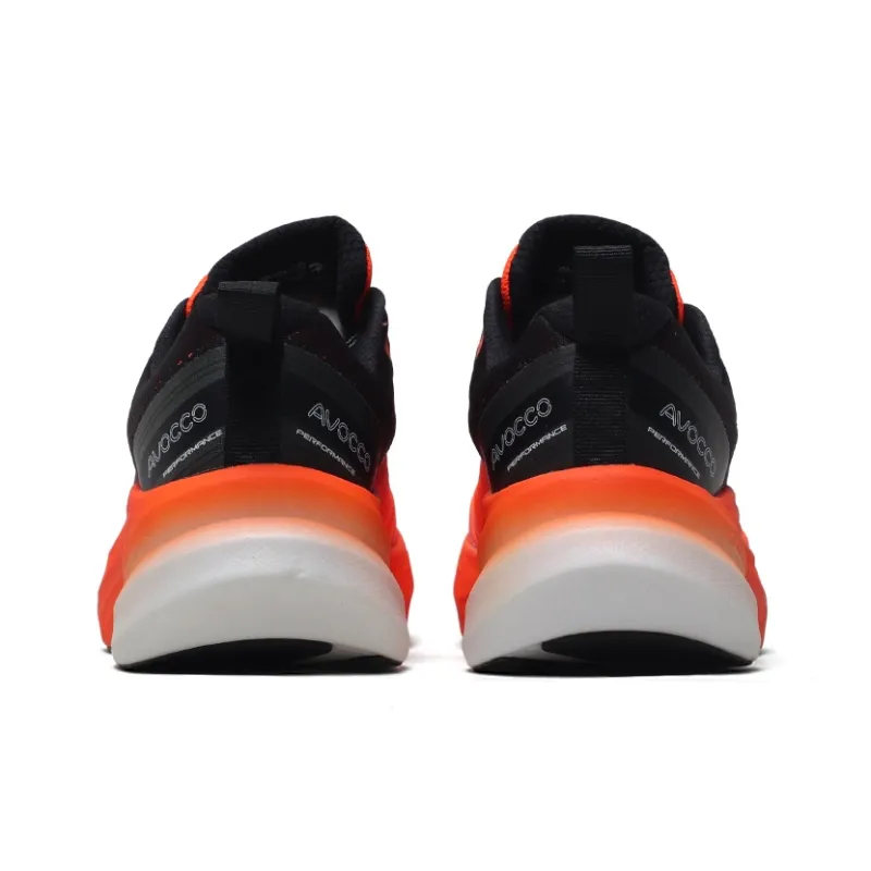 AVOCCO Ao Ge Colibri MIX Hummingbird Mix Low Top Running Shoes Unisex Aurora Orange-2