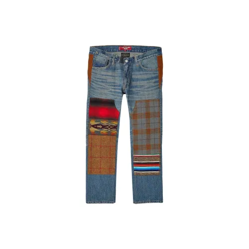 JUNYA WATANABE MAN Patchwork Mid-rise Jeans